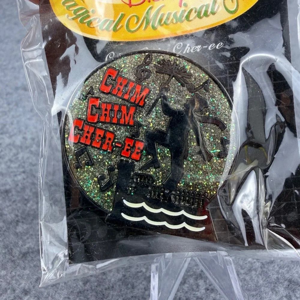 Disney Store Magical Musical Moments Pin Chim Chim Cher-ee Glitter Mary Poppins